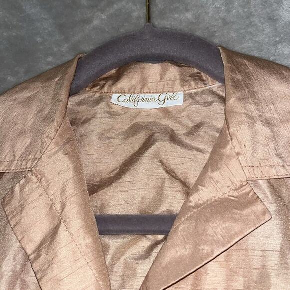 Utility Vintage 80s Button Down Fit and Flare Khaki Belted Shirtdress pockets - Picture 10 of 11